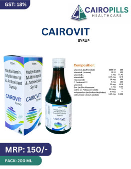 4 CAIROVIT SUGAR FREE SYURP - Cairopills Healthcare