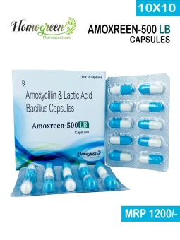 AMOXREEN-500 LB - Homogreen Pharmaceuticals