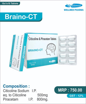 BRAINO-CT Tablets - Wellmed Pharma