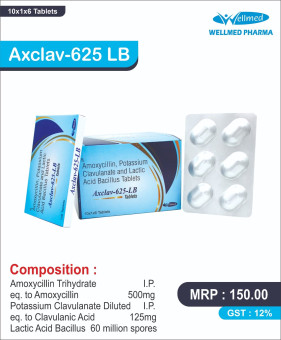 AXCLAV 625 LB - Wellmed Pharma