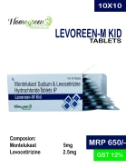 LEVOREEN-M KID - Homogreen Pharmaceuticals